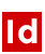 indesign logo red